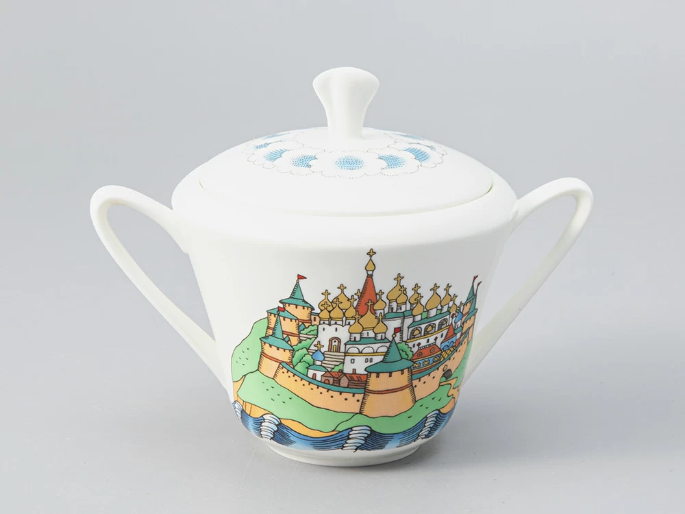 Сахарница форма Сад рисунок Русские сказки арт. 80.99094.00.1