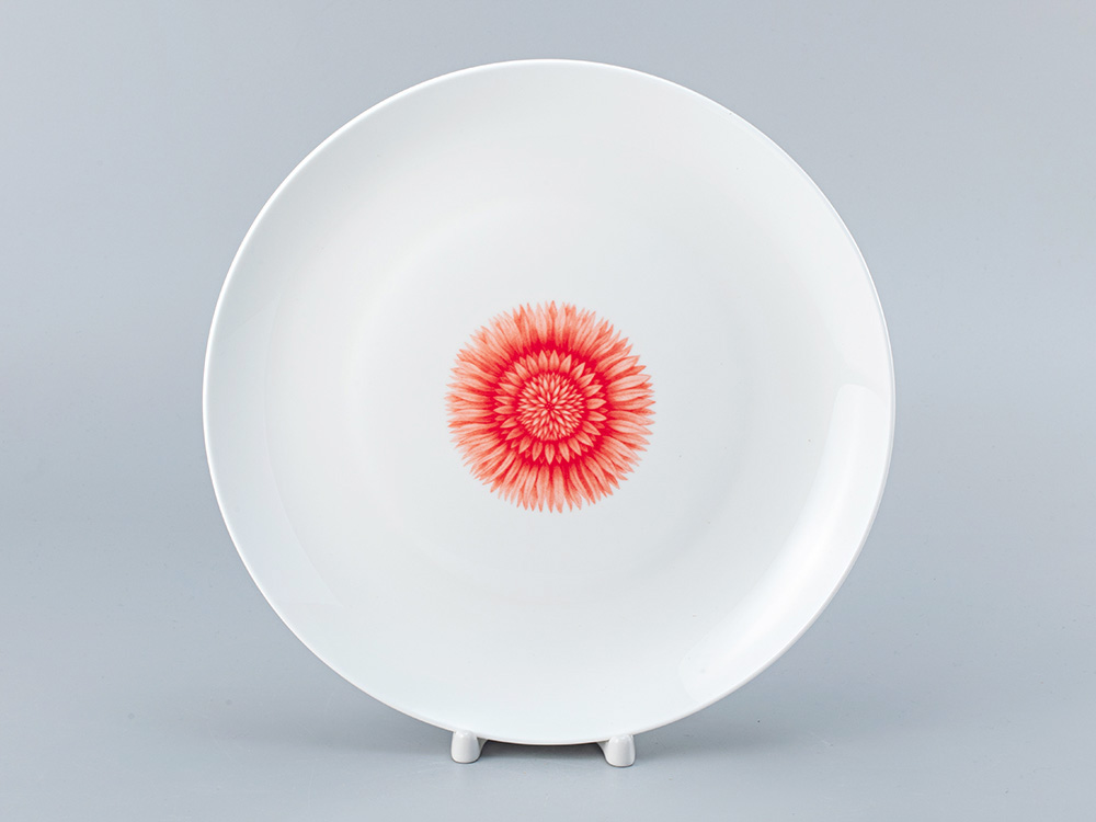 Тарелка 250 мм, форма Восточная, рисунок Aloha Volcano (Алоха Вулкан), арт. 80.40063.00.1