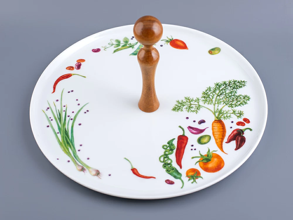 Блюдо для сыра 305 мм форма Richelieu (Ришелье)рисунок Мамина дача, арт. 80.02158.00.1