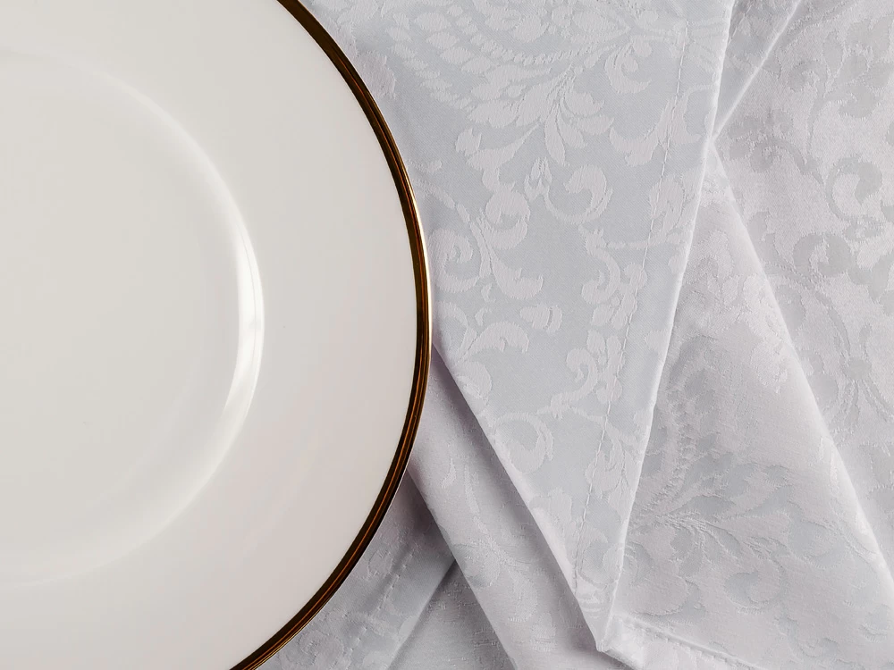 Подарочный набор 6 салфеток 45х45 Византия Белый арт. 14.01183.02