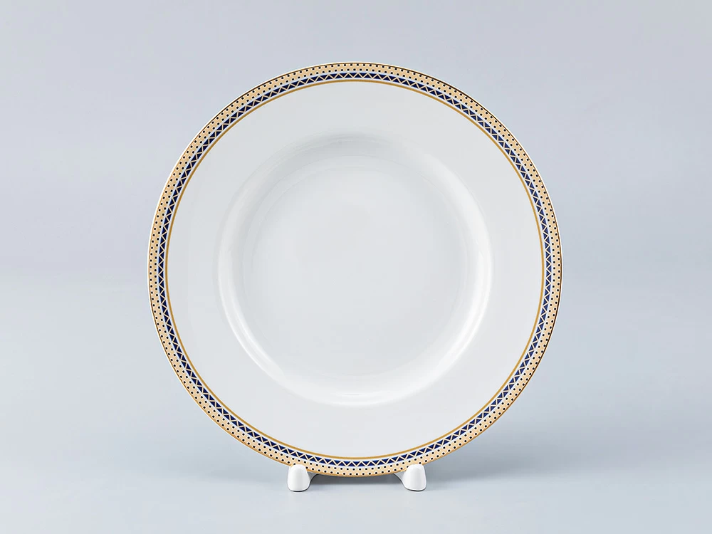 Тарелка мелкая 200 мм форма Гладкая рисунок Русский стиль, арт. 80.98813.00.1