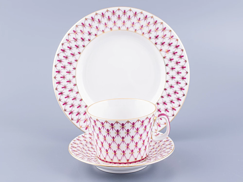 Трех-предметный комплект форма Молодежная, рисунок Сетка-Блюз 2, арт 81.24870.00.1