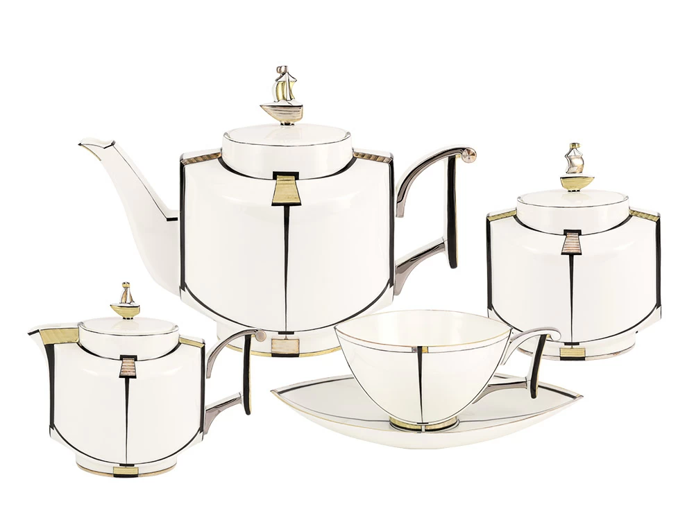 Сервиз чайный форма Ковчег рисунок Ковчег, 6 персоны 15 предметов, арт. 81.15333.01.1