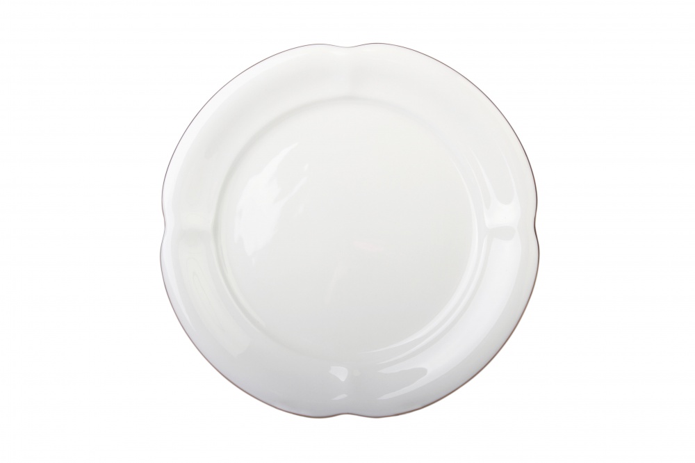 Тарелка мелкая 180 мм, форма Наташа, рисунок Золотая лента, арт. 80.02803.00.1