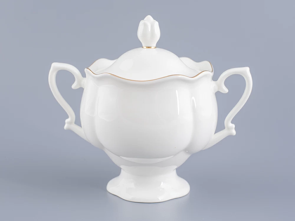 Императорский фарфоровый завод Сахарница Наташа 'Золотая лента' 300 мл арт.  80.05471.00.1