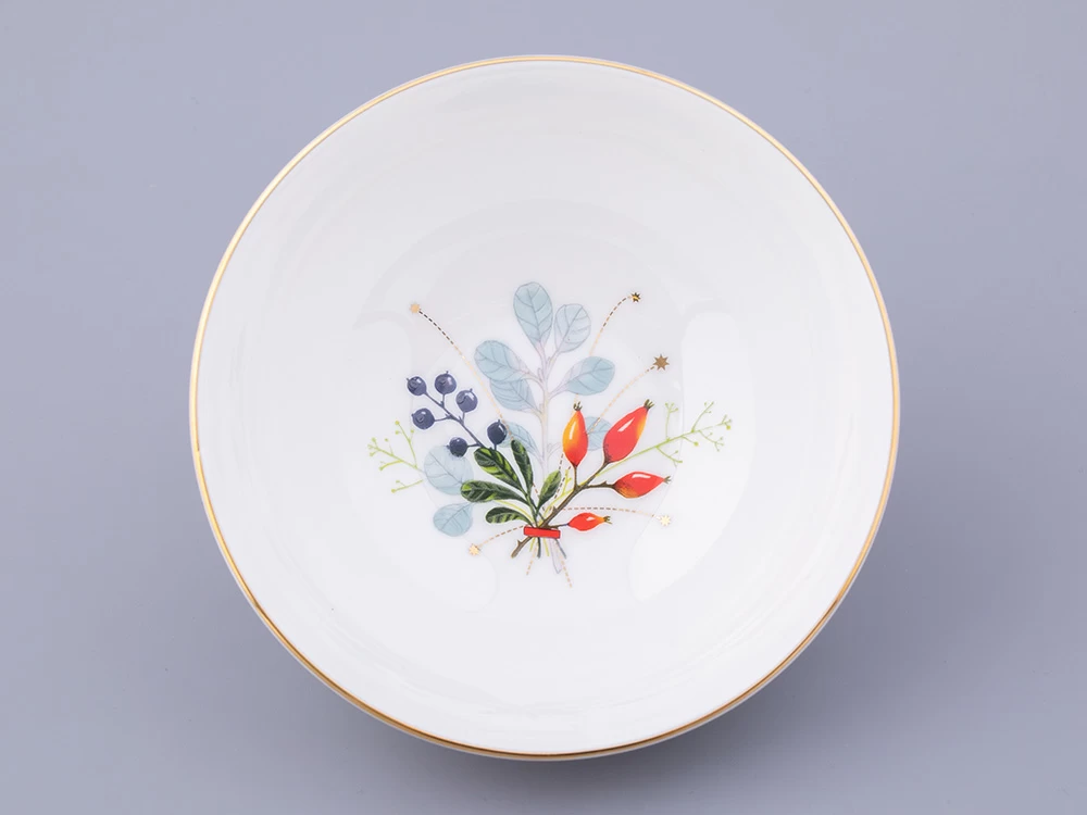 Тарелка глубокая 150 мм, форма Восточная, рисунок Календа, арт. 80.47923.00.1