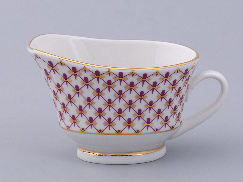 Соусник 200 г форма Молодежная рисунок Сетка-Блюз 2 арт. 80.92419.00.1