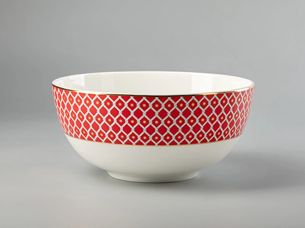 Салатник 195 мм форма Восточная рисунок Скарлетт 2 арт. 80.42074.00.1