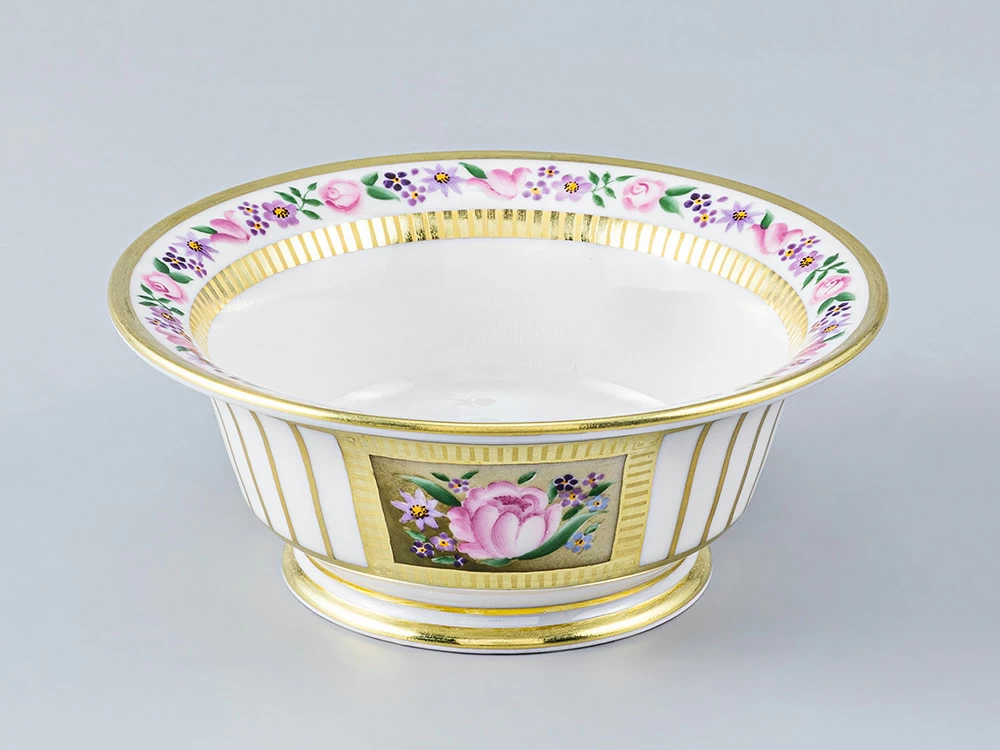 Салатник двухпорционный форма Александрия рисунок Воспоминание арт. 80.58184.00.1