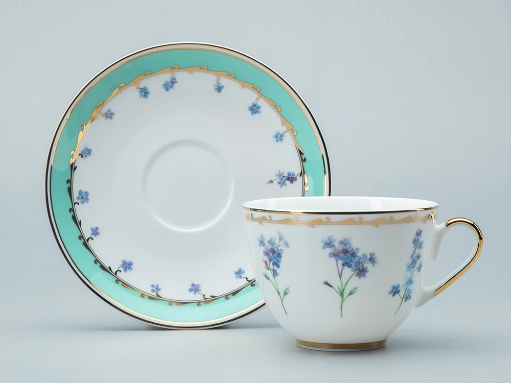 Чашка с блюдцем форма Весенняя 2 рисунок Улыбка флоры 1 арт. 81.30899.00.1