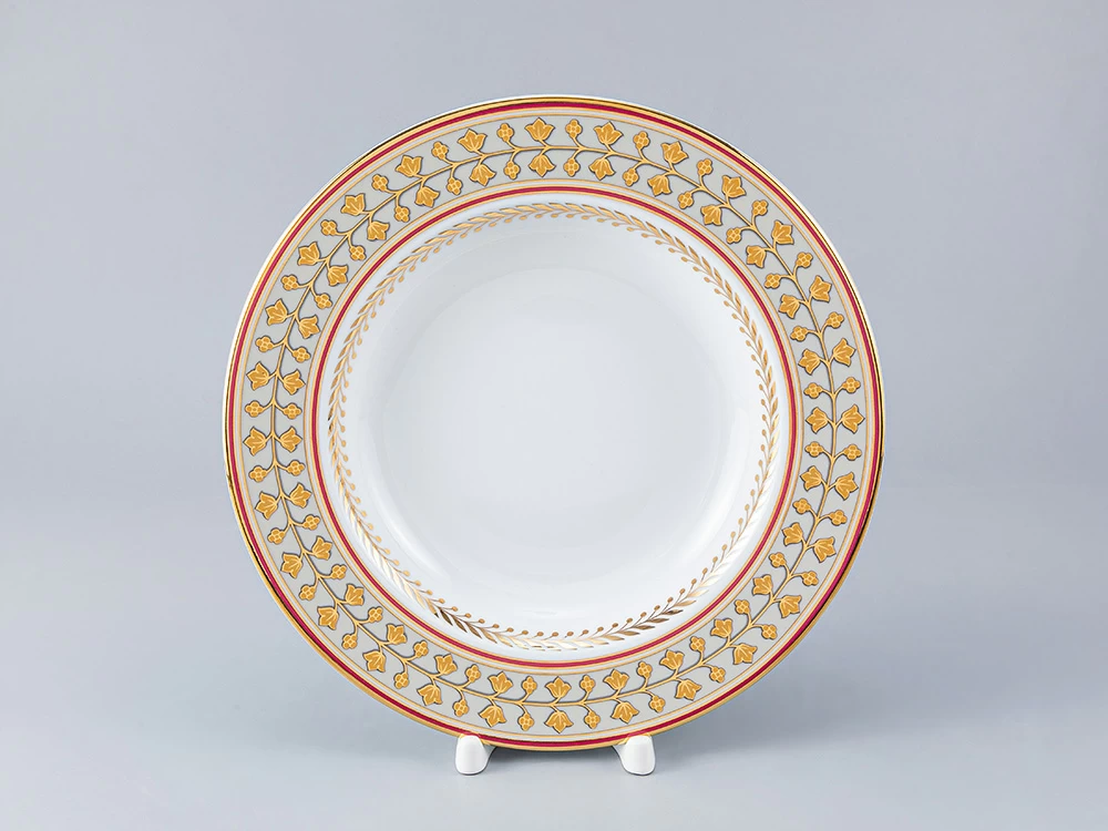 Тарелка глубокая 225 мм форма Европейская-2 рисунок Бельведер арт. 80.96533.00.1