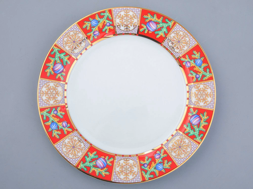 ТАРЕЛКА мелкая 245 мм Европейская-3 Морозный январь ТН1 арт. 80.44985.00.1