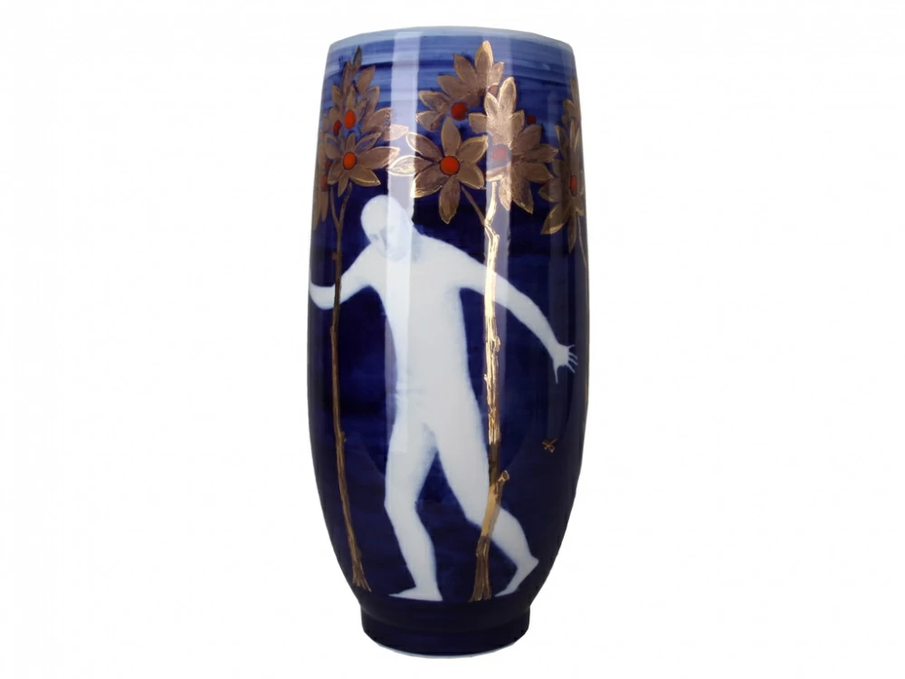 Ваза форма Карелия рисунок Сады памяти 2 арт. 60.10200.00.1