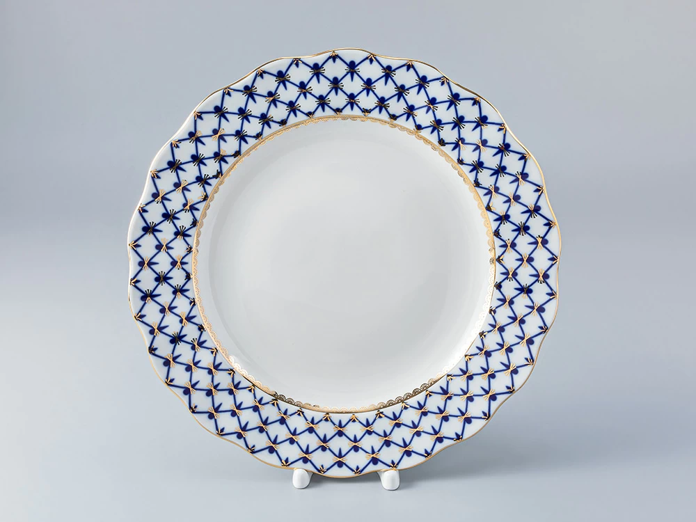 Тарелка Тюльпан Кобальтовая сетка 240 мм арт. 80.50012.00.1