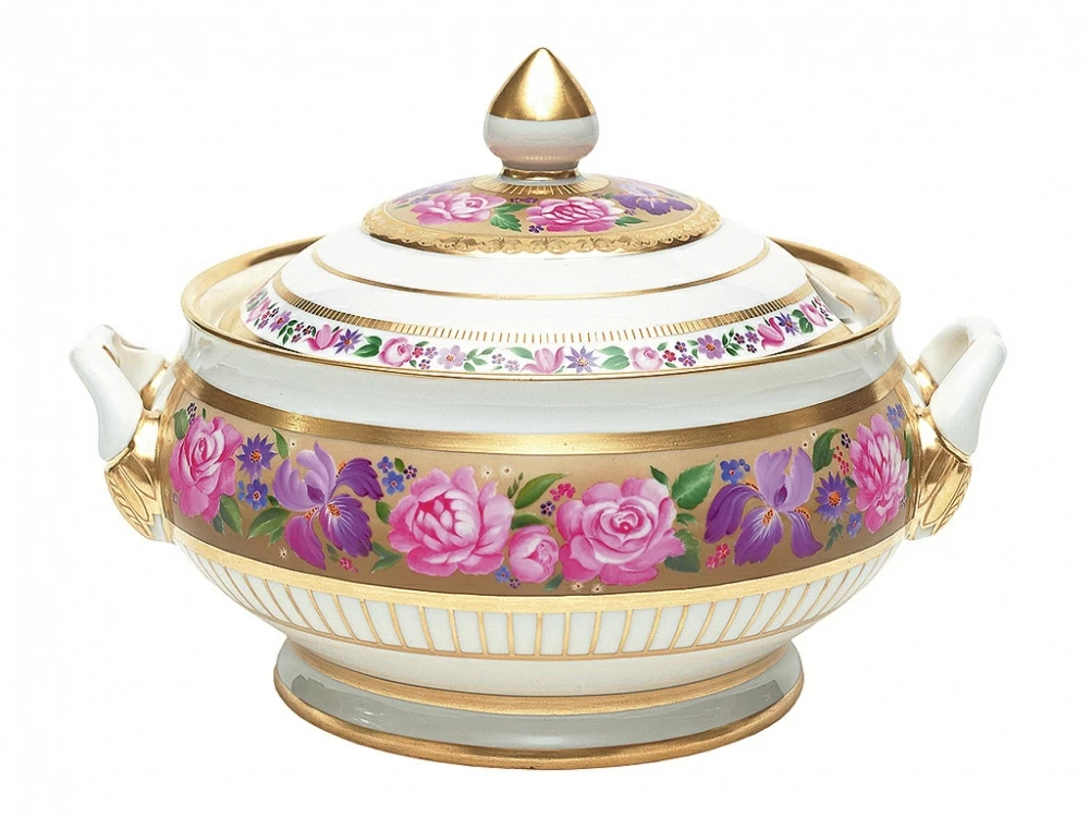 Супница форма Александрия рисунок Воспоминание арт. 80.58168.00.1