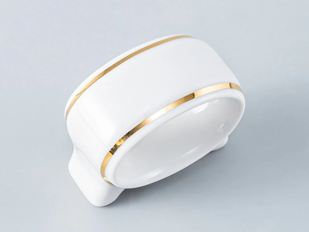 Кольцо для салфеток форма Молодежная рисунок Золотая лента арт. 80.01772.00.1