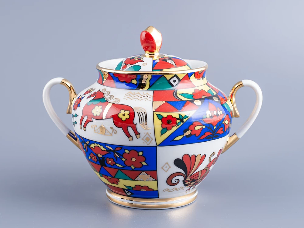 Сахарница форма Весенняя Народные Узоры арт. 80.60811.00.1