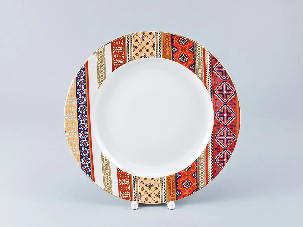 Тарелка мелкая 270 мм форма Гладкая рисунок Русский стиль, арт. 80.98811.00.1