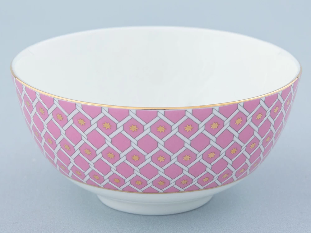 Императорский фарфоровый завод Салатник 113 мм, форма Восточная рисунок Астра 2 арт  80.46802.00.1