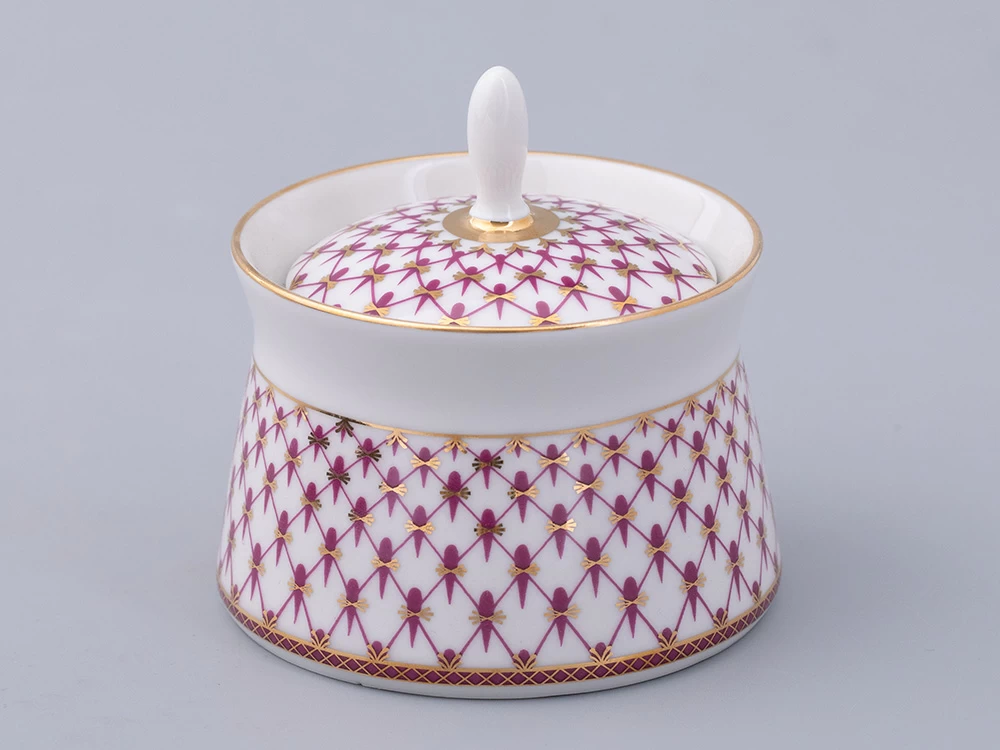 Сахарница форма Молодежная рисунок Сетка-Блюз 2 арт. 80.86485.00.1