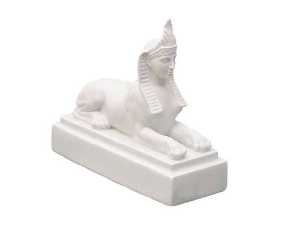 Скульптура Петербургский сфинкс Белый арт. 82.69426.00.1