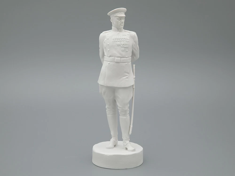 Скульптура Маршал Рокоссовский К.К., в подарочной упаковке, Белый бисквит, арт. 81.33455.00.1