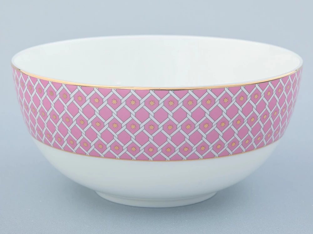 Императорский фарфоровый завод Салатник 195 мм, форма Восточная рисунок Астра 2 арт  80.46800.00.1