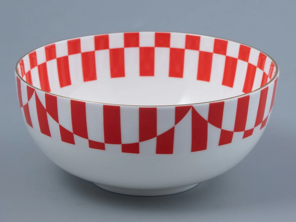 Салатник 160 мм Восточная рисунок Да и нет Красный арт. 80.44740.00.1