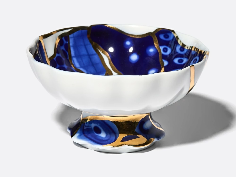 Ваза для конфет форма Тюльпан рисунок Байкал, арт. 80.37282.00.1