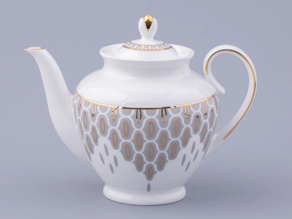 Чайник заварочный, рисунок Саламандра Грей, форма Весенняя 2, арт 80.44696.00.1