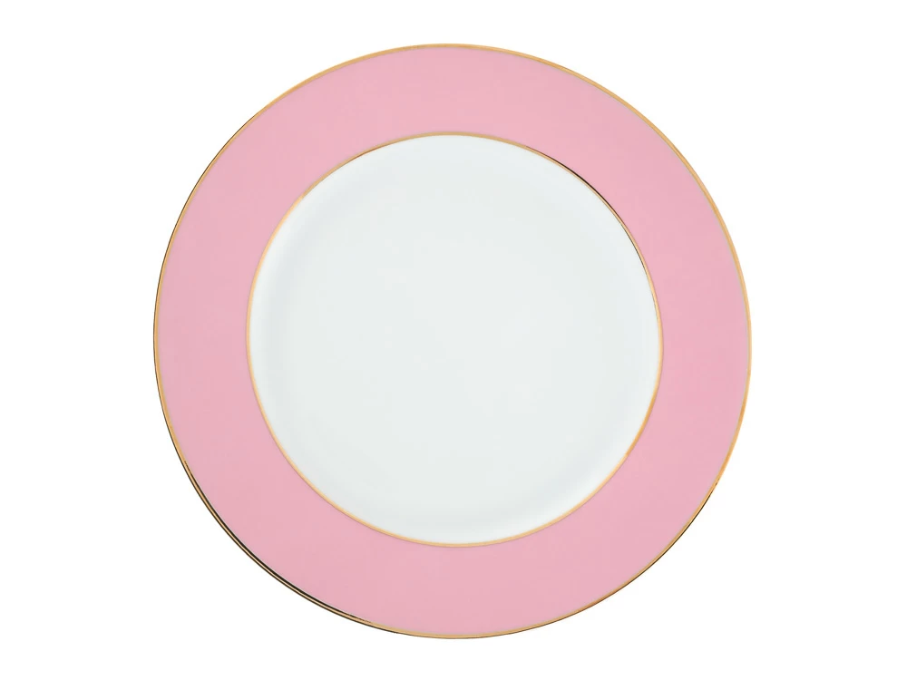 Тарелка мелкая 215 мм форма Европейская - 2 рисунок Морозная сказка (роз.), арт. 80.96945.00.1