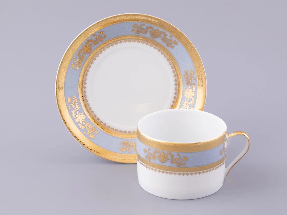 Чашка с блюдцем Richelieu Orsay gris Ciel арт. 96.10643.00.1