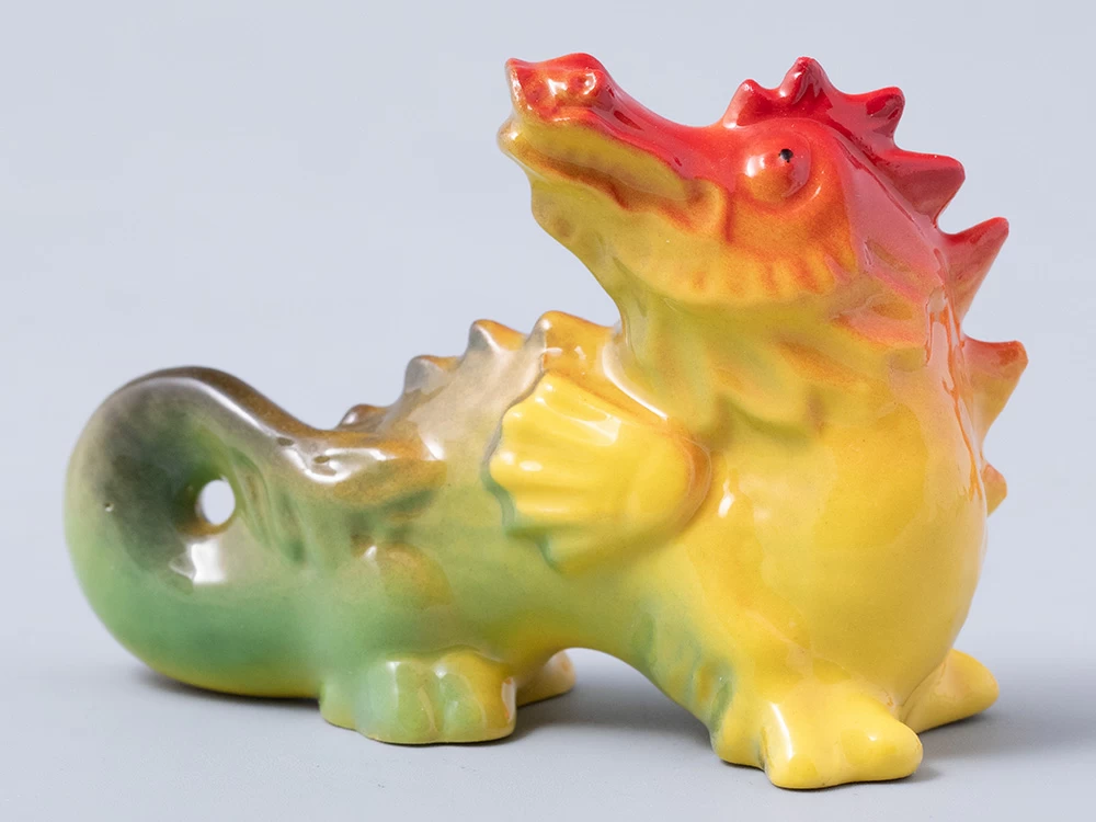 Скульптура Дракон №2 желтый Удача арт. 82.44943.00.1