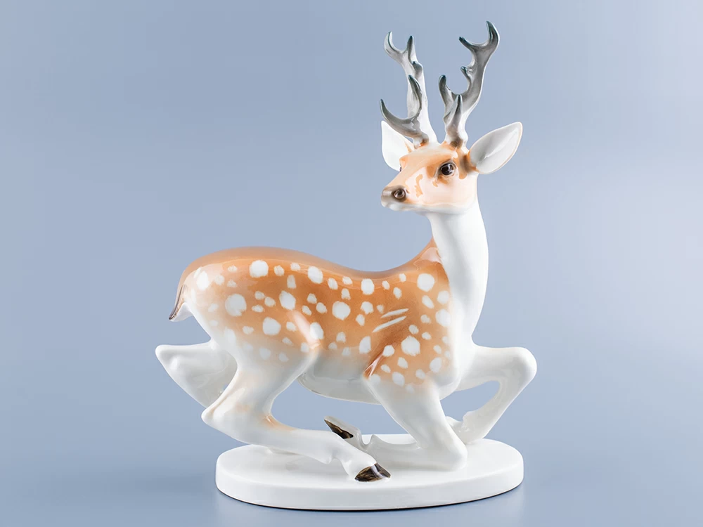 Скульптура Лань с рогами арт. 82.00993.00.1