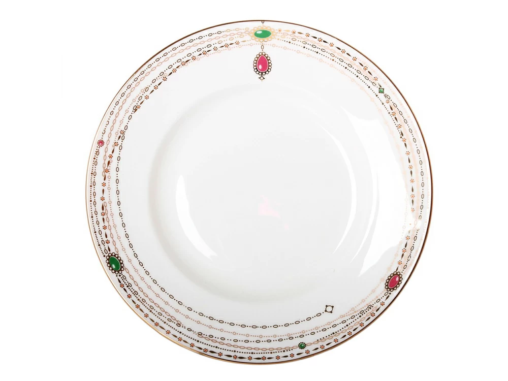 Тарелка мелкая 155 мм Гладкая 'Золотой медальон'     арт.  80.65390.00.1