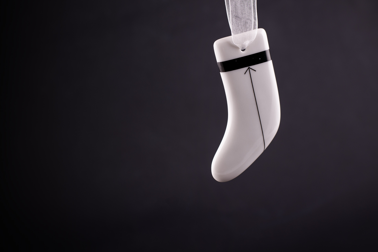 Елочная игрушка Носочек, Тайм, арт 60.16078.00.1