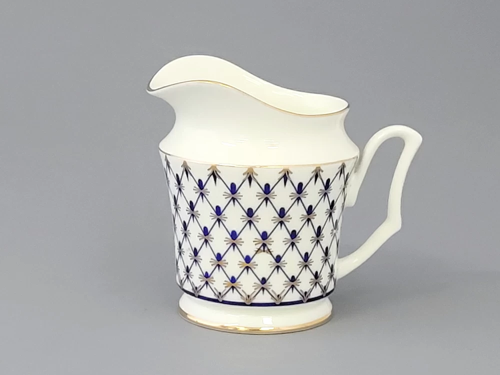 Сливочник 120 мл.,  форма Юлия, рисунок  Кобальтовая сетка арт. 80.66468.00.1