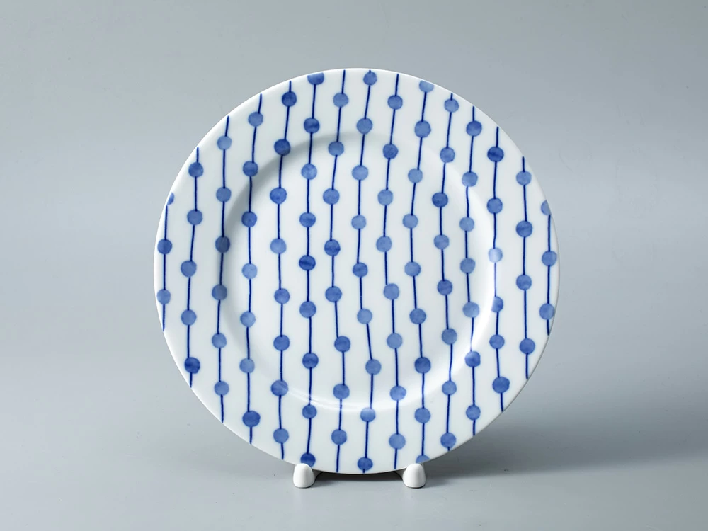 Тарелка мелкая 215 форма Европейская - 2 рисунок Реки России. Обь, арт. 80.35362.00.1