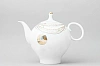 Императорский фарфоровый завод Чайник заварочный Яблочко Золотой медальон 660 мл арт. 80.65391.00.1