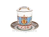 Бокал с блюдцем и с крышкой Ярославль 380 мл арт. 81.21378.00.1