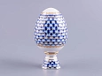 Яйцо пасхальное на подставке 132 мм рисунок Кобальтовая сетка арт.  80.07117.00.1
