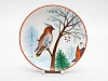 Декоративная тарелка 195 мм форма Эллипс рисунок Январский Свиристель арт. 80.80353.00.1