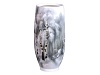 Ваза декоративная форма Карелия рисунок Зимние березы арт. 80.04734.00.1