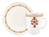 Чашка с блюдцем кофейная 165 мл форма Майская рисунок Память героям. 75 лет Победы арт. 81.28487.00.1