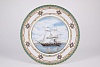 Блюдо круглое 320 форма европейская-2 рисунок Морская держава. Дружба, арт. 80.98177.00.1