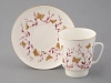 Чашка с блюдцем кофейная 165 мл форма Майская рисунок Розовые веточки арт. 81.13735.00.1