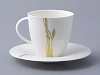 Чашка с блюдцем чайная форма Оливия рисунок Лидия арт. 81.31431.00.1