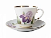 Чашка с блюдцем чайная 220 мл форма Банкетная рисунок Ирисы арт. 81.17478.00.1