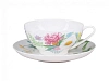 Чашка с блюдцем чайная 300 мл форма Купольная рисунок Полевые цветы №2 арт. 81.23108.00.1