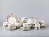 Императорский фарфоровый завод Сервиз чайный Гербовая Замоскворечье, 6 персон 20 предметов, арт. 81.23947.00.1